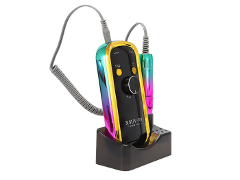 Manikīra un pedikīra aparāts, nagu frēze 65 W, bezvadu, ar 6 dimanta uzgaļiem