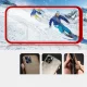 Tālruņa vāciņš iPhone 13 Pro Max Hybrid Armor Clear 3 in 1, sarkans