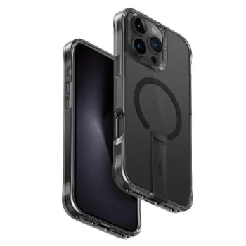 Чехол Uniq Eleva с подставкой Vertica для iPhone 16 Pro Max 6,9" черный/карбон...