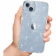 Чехол Tech-Protect FlexAir Hybrid для Samsung Galaxy S23 FE, прозрачный с блестками