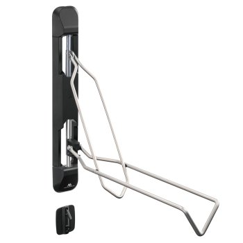Maclean MC-471 sienas velosipēda turētājs, līdz 35 kg, melns