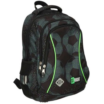 Youth School Backpack ST.RIGHT 15 inch 3 Compartments - Football