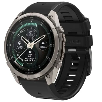 Ремешок Tech-Protect Silicone для Garmin Fenix, 51 мм, чёрный