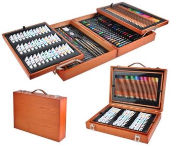 Малярный Набор в Чемодане 174 шт. | Artist's Painting Accessories Set in Chemodan 174 gb.