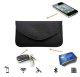 Vertical Signal Chest Radio Blocking Case Cover for Car Keys Mobile Phone 20 cm x 11 cm, Black