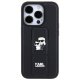 Apple iPhone 13 Pro Max 6.7\'\' Karl Lagerfeld Gripstand Saffiano Karl & Choupette Pins Cover Case, Black | Telefona...