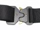 Tactical Webbing Belt with Quick Release Buckle, Black