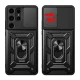Samsung Galaxy S24 Ultra (SM-S928) Armor Guard TPU Hybrid Camshield Case Cover, Black