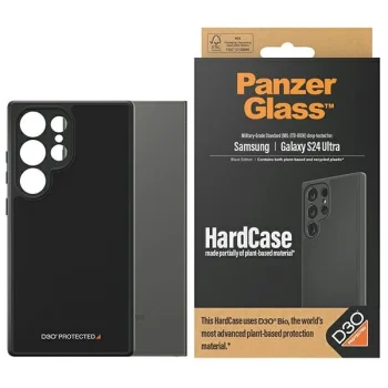 PanzerGlass cietais futrālis ar D3O® Bio un militāro sertifikāciju Samsung Galaxy S24 Ultra - caurspīdīgs melns |...