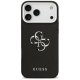 Guess Grained Big 4G Classic Logo vāciņš iPhone 17 Pro Max telefonam – melns | Phone Case Cover