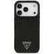 Guess Croco Triangle Logo MagSafe vāciņš iPhone 18 Pro un 17 Pro, melns