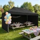 Автоматический шатер для мероприятий MultiGarden 3x6м, черный