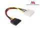 Кабель питания Maclean MCTV-633, Molex на SATA, 15 см