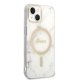 Komplekts Guess Gubpp14shmeacsh Korpuss + lādētājs iPhone 14 6,1\\\" Balts/balts cietais futrālis Marmora magsafe |...