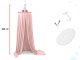 Baldahīns Nojume Bērnu Gultiņai / Spēļu Māja Telts, Rozā | Kid\'s Bed Canopy Curtain Play Tent House