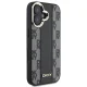 DKNY iPhone 16 Plus vāciņš Checkered Pattern MagSafe, melns