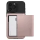Чехол Spigen Slim Armor CS для iPhone 15 Pro Max, розовый