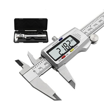 Digital caliper with LCD display, accuracy 0.01 mm, 150 mm measuring range