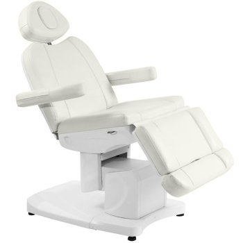 Azzurro 708A Electric Beauty Chair with 4 Motors, White