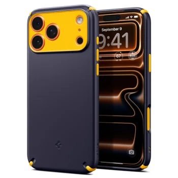 Spigen Nano Pop Hybrid MagSafe vāciņš iPhone 17 Pro, tumši zils