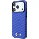 Чехол BMW M Carbon Printed Ring MagSafe для iPhone 17 / 18 Pro Max, синий