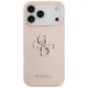 Guess Grained Big 4G & Classic Logo vāciņš iPhone 17 Pro Max, rozā