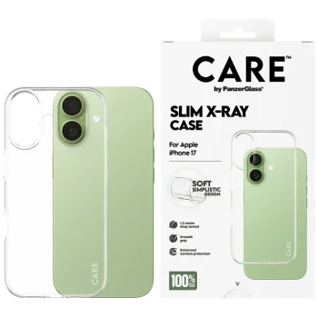 Panzerglass iPhone 17 vāciņš CARE Fashionable X-Ray, caurspīdīgs