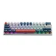 Механическая игровая клавиатура Machenike K500-B61, Red Switch, бело-синяя