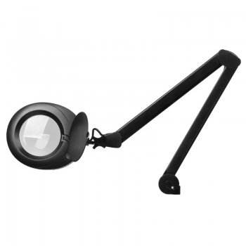 Elegante 6025 60 LED SMD 5D Black Countertop Magnifier Lamp