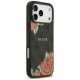 Guess 4G Flowers Print MagSafe vāciņš iPhone 17 Pro - melns | Phone Case Cover Black
