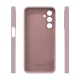 Силиконовый чехол Etteri Silicone для Samsung Galaxy A17 / A18 5G, светло-розовый