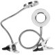 Regulējama LED USB kosmētiskā galda lampa ar klipsi / Lasīšanas gaisma | Clip-On LED Reading Light Cosmetic Lamp