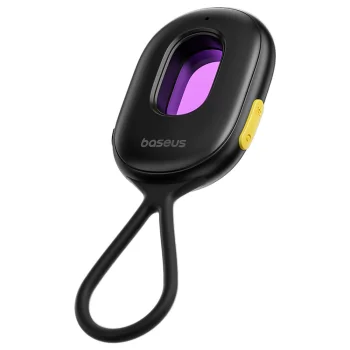 Baseus Heyo Series II slēpto kameru detektors ar trauksmi un mini lukturīti + Simple USB-A - USB-C kabelis melns |...
