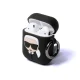 Karl Lagerfeld Silicone Ikonik Case for AirPods 1/2 Black