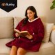 Плед-толстовка с капюшоном Ruhhy XXL, красный