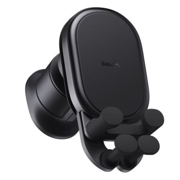 Baseus car holder with built-in 15W inductive charger  air vent black