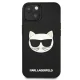 Karl Lagerfeld Ikonik 3D Rubber vāciņš iPhone 13 mini, Melns