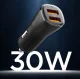 Spigen Essential EV302 2-Port 30W Car Charger, Black