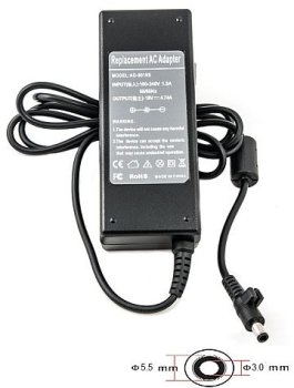 Extra Digital SAMSUNG klēpjdatora lādētājs 90W (19V, 4.74A)