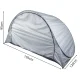 Large Pop-Up Beach Tent with UV Protection, Grey