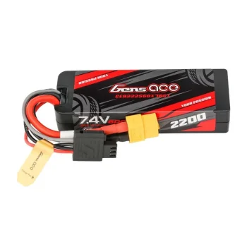 Gens ace G-Tech LiPo akumulators 2200mAh 7.4V 2S1P 60C Hardcase XT60