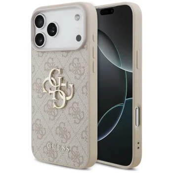 Guess 4G Big Logo vāciņš priekš iPhone 17 Pro Max / 18 Pro Max, rozā