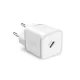 SBS TETRGAN1C20W 20W GaN sienas lādētājs ar USB-C Power Delivery, balts