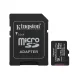 Карта памяти Kingston Canvas Select Plus G3 microSD 64 ГБ 100 МБ/с с адаптером