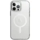 Чехол Uniq для iPhone 15 Pro Max LifePro Xtreme Magclick, прозрачный серебристый