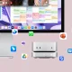 Dokstacija Orico MiniLink 9-in-1 ar M.2 NVMe SSD nodalījumu, sudraba