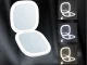 Foldable LED Makeup Mirror with 5x Magnification Compact Travel Pocket Mirror