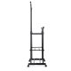 Massido 686200 Mobile Clothes Rack, Black