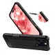 Hybrid Armor Case for iPhone 16 Pro Max, Black
