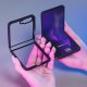 3mk Satin Armor Case+ vāciņš Samsung Galaxy Z Flip 7, Caurspīdīgi melns